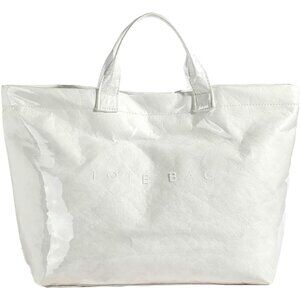Women's PVC Tote Shoulder Handbag Winter Fall Fashion WHITE Kraft Paper Tote Bag